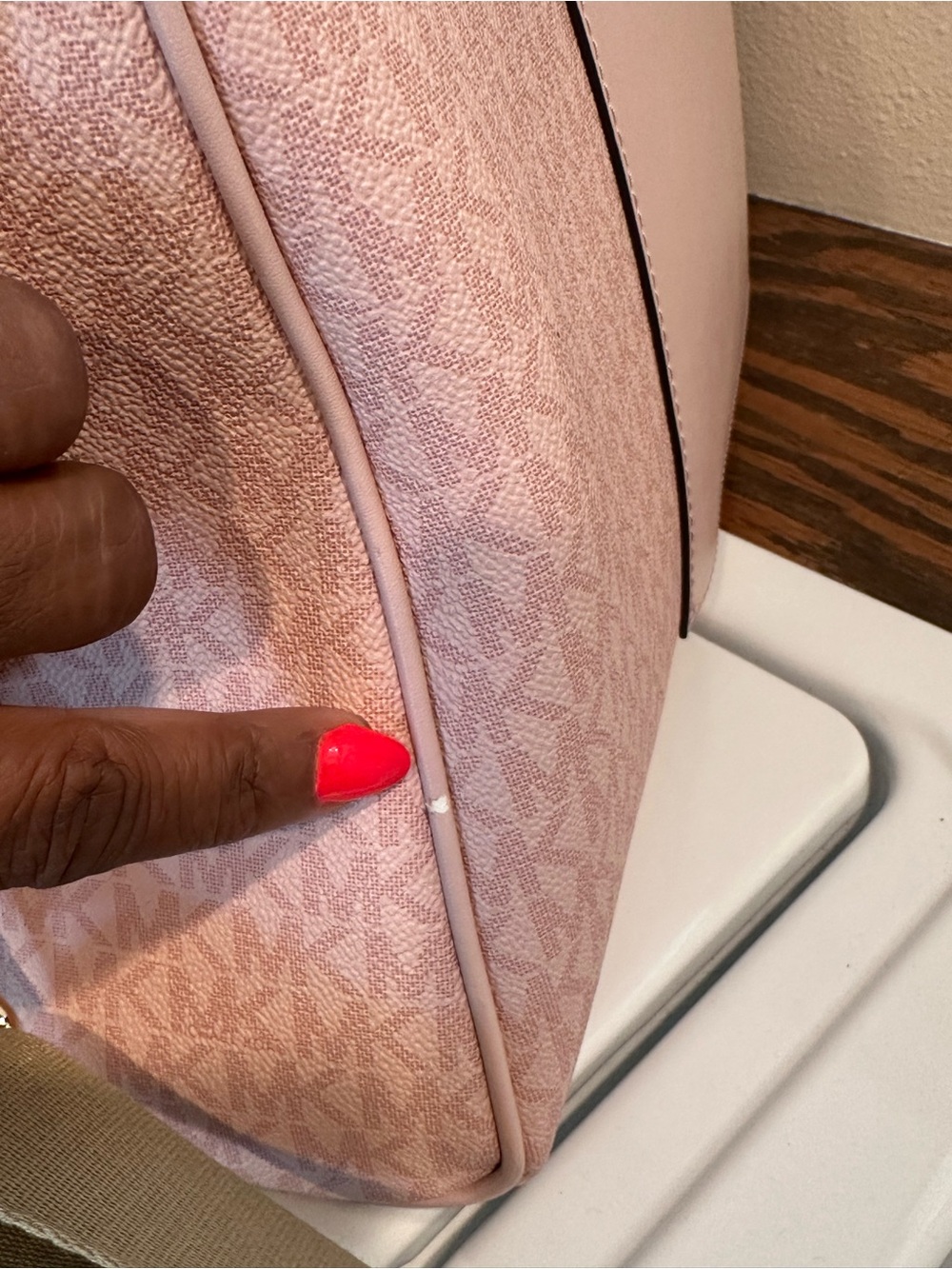 Michael Kors Jet Set Large XL Weekender Bag Pink - Picture 11 of 11